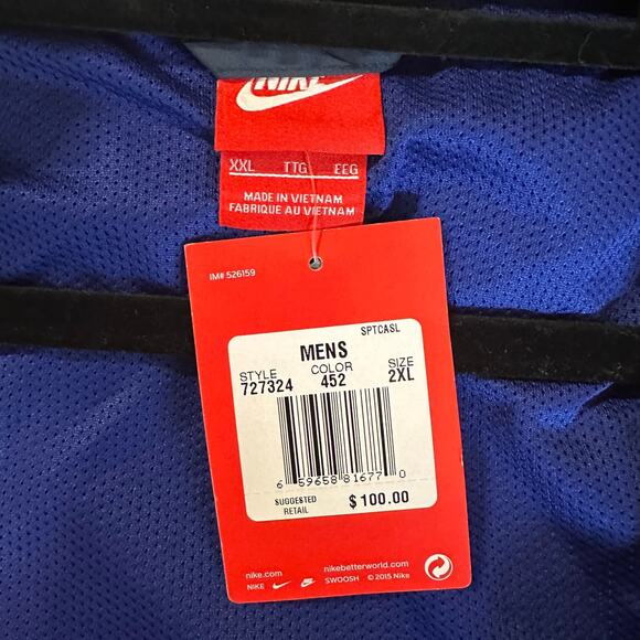Nike Men's Windrunner Hooded Jacket size XXL - Picture 2 of 7